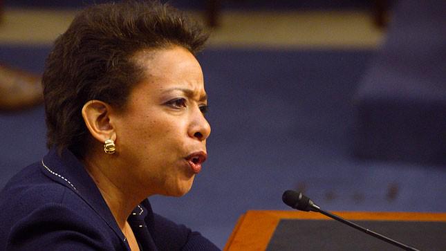 thehill's tweet photo. Loretta Lynch's first act as AG: sending DOJ officials to Baltimore http://t.co/hAUXvx145m http://t.co/6RkSmcatEh