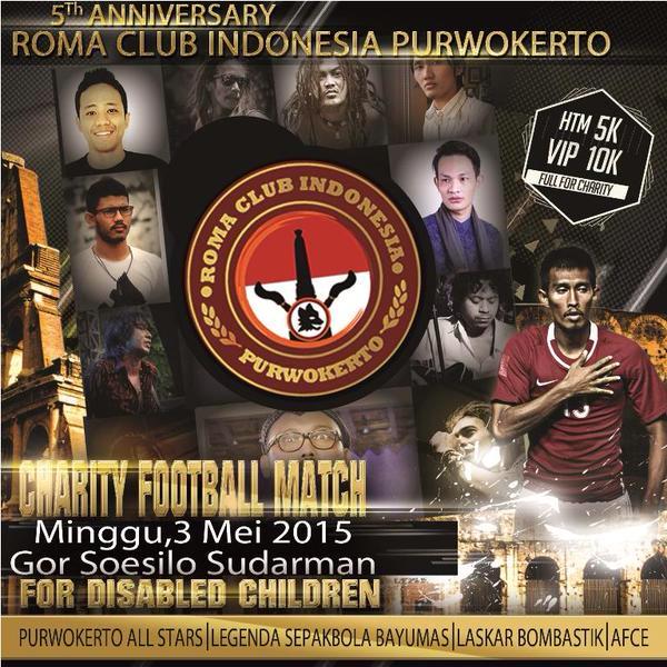 standupindo_pwt's tweet photo. Yuks nonton! RT @muhadkly: Besok main bola untuk charity di purwokerto 💪⚽️🏃http://t.co/R39r4AF05z