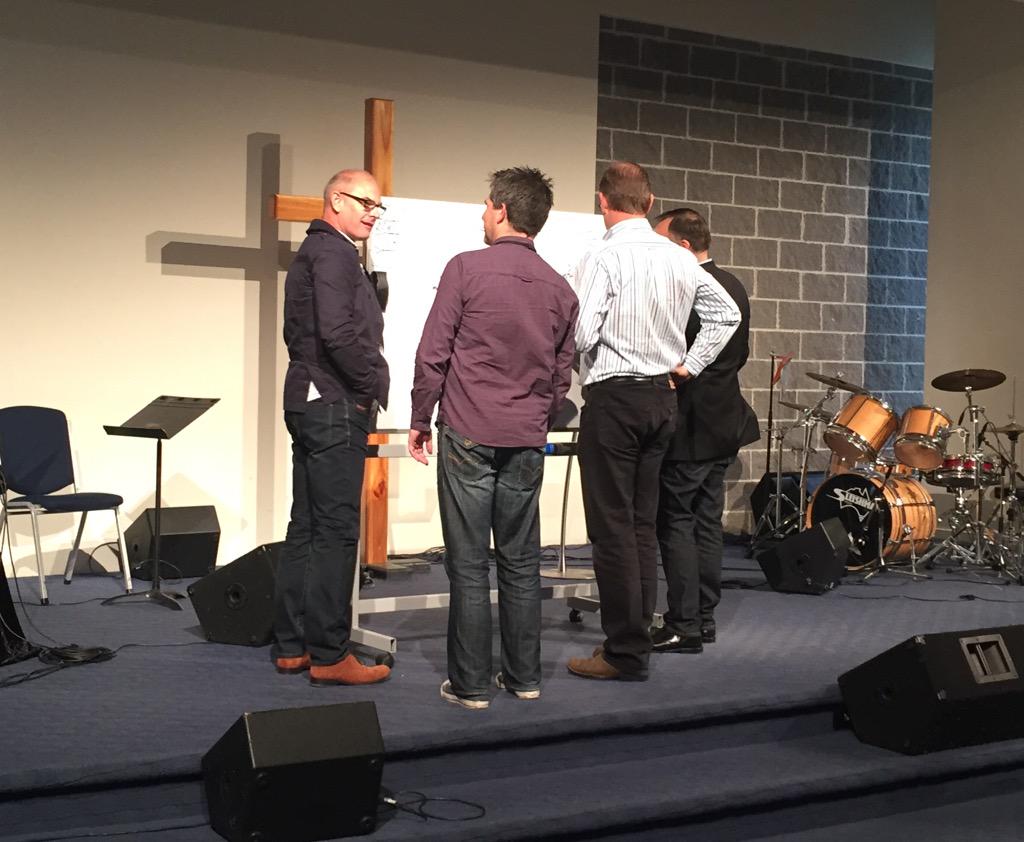 leanne_hill's tweet photo. @Crossway_Church brains trust #warroom http://t.co/k5mqDPilgU