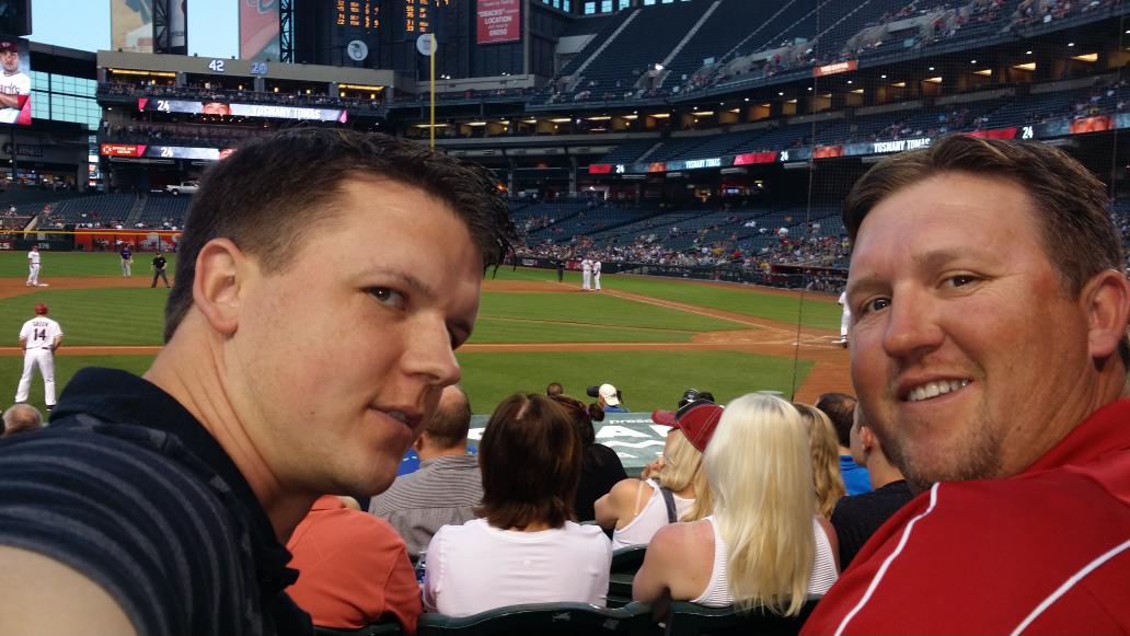 ClearcoWinClean's tweet image. Perfect night for a #DBacks game! Thanks @RosieontheHouse