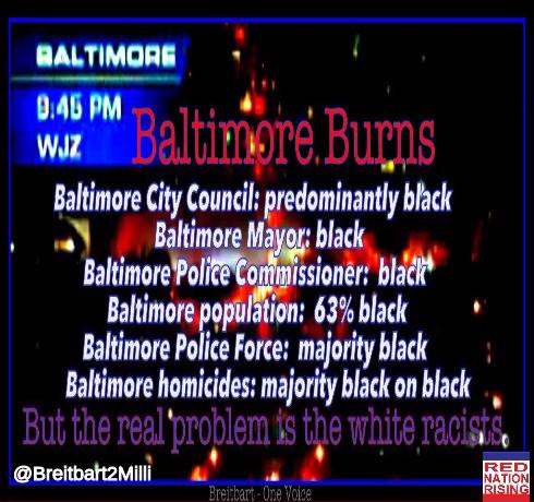 RedNationRising's tweet photo. Rioter Told A Fox Reporter Riots Show White Suburbia They've Had Enough! #BaltimoreRiots #RedNationRising http://t.co/e7Rt8VgICc