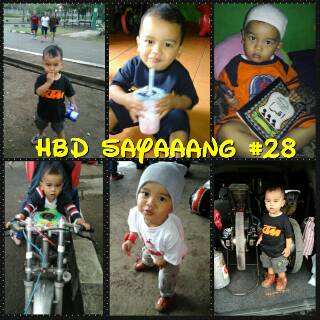 HBD keke rizky jagoan {} semoga panjang umur sehat sllu , dan nurut orang tua dan smga keke rizky jdi joky yng handal