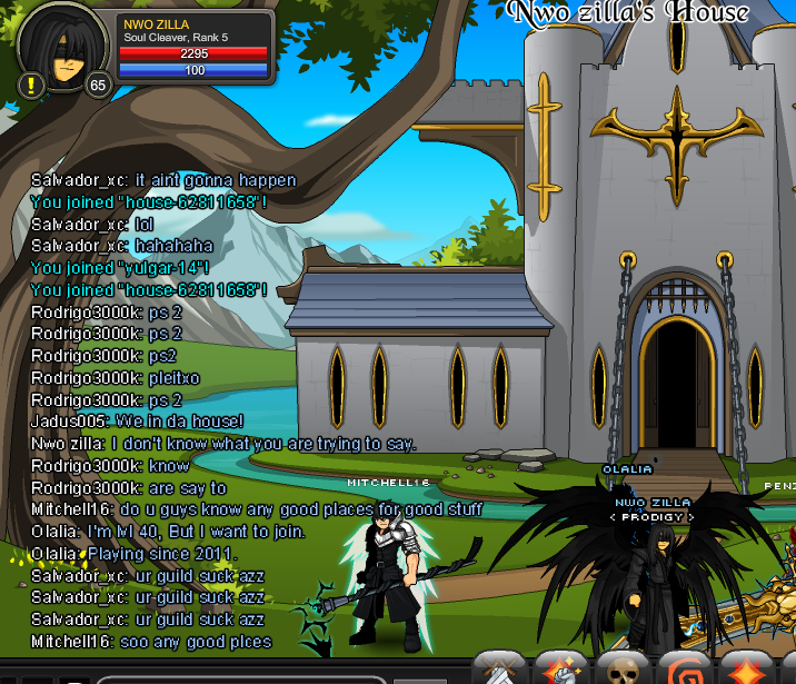 Aqw_Prodigy's tweet photo. @Zee_AQ  @Alina_AE So, does this count as a reason at the time being? Read the chat. He just won't stop spamming. http://t.co/5NahdVoPqL