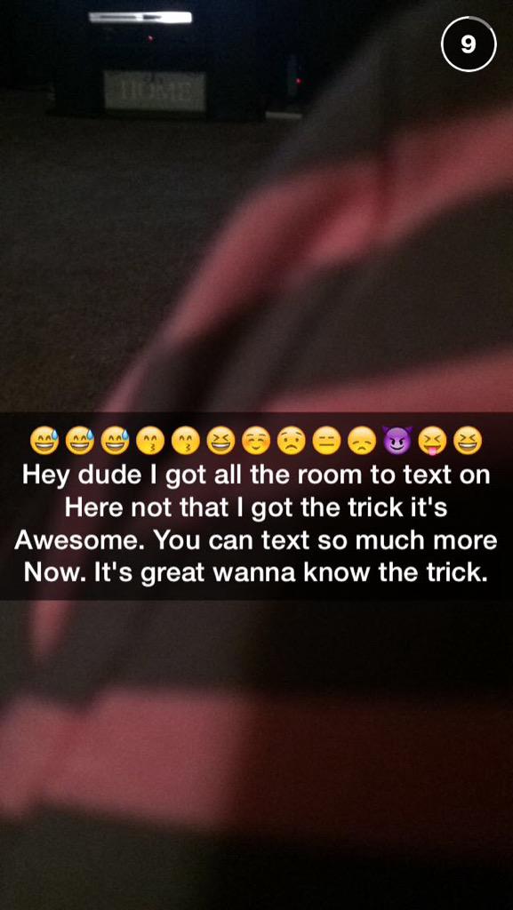 TriggSnow's tweet image. You can write so much on snapchat ! 👍🏻👌🏻 #finallyiknowhow