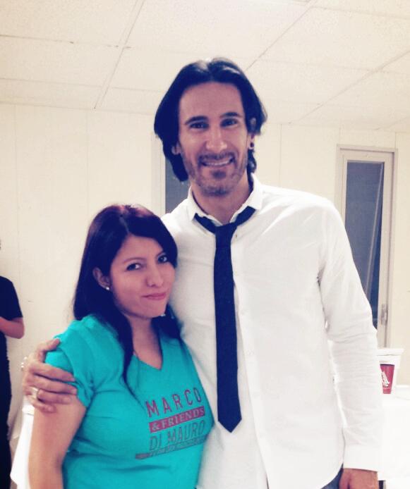 IVONE_ALFEREZ's tweet photo. El mas lindo, el mas guapo,el mas talentoso @marcodimauro, mi mejor regalo de Cumpleaños en El Foro de la Estrellas http://t.co/ptEPhwk0Fs