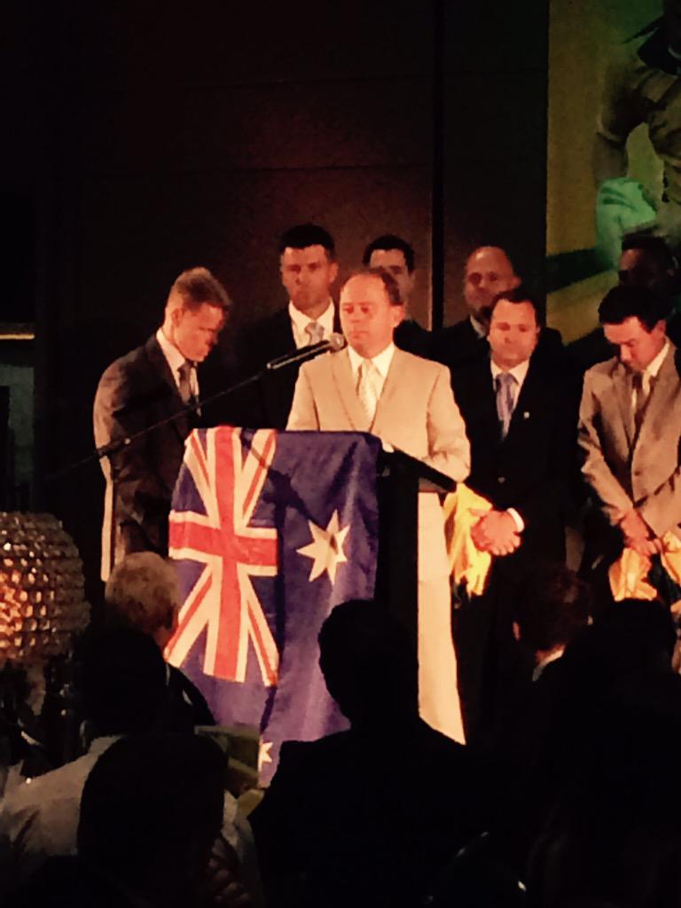 pumper77's tweet photo. My captains speech for Aussie 35s World Cup http://t.co/AlEvwtQquY