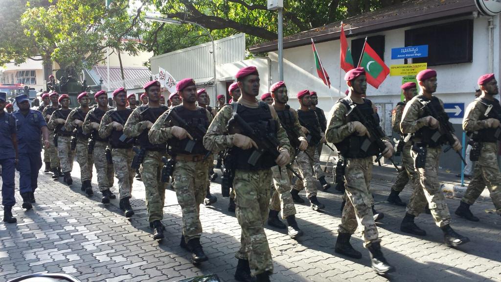 MNDF_POLICE's tweet image. Maai vi Islam dheenaa gaumattakaa, hingaashe dhaan mijaanu dheyn.