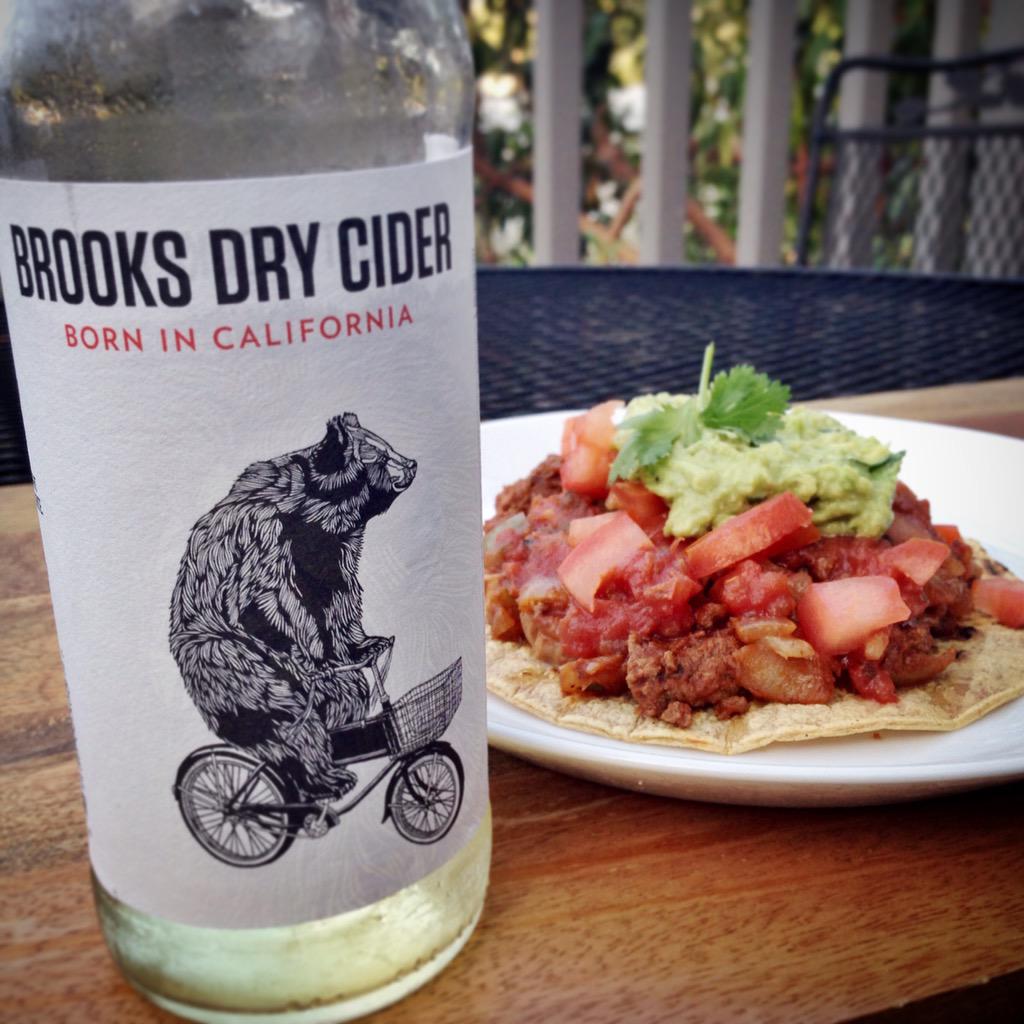 On the blog today--&gt; my new fav cider. So good! <a href="/BrooksDryCider/">Brooks</a> #cider #california wanderandwine.com
