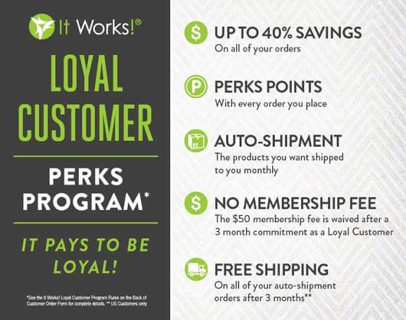 kerrimcgood's tweet image. Do you love saving money? Loyal customer = big benefits! #itworks #health #crazywrap #loyal #loyalcustomer #perks
