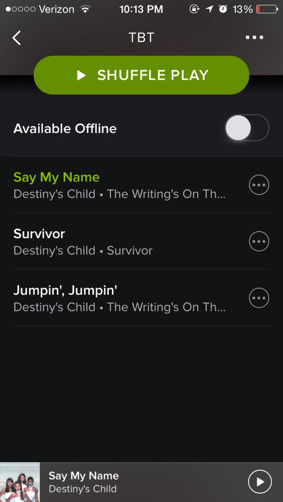 emilyhudec's tweet photo. When @VitoKarahalios makes a new playlist on our Spotify account.. #DChild http://t.co/NTWUhXNgEW