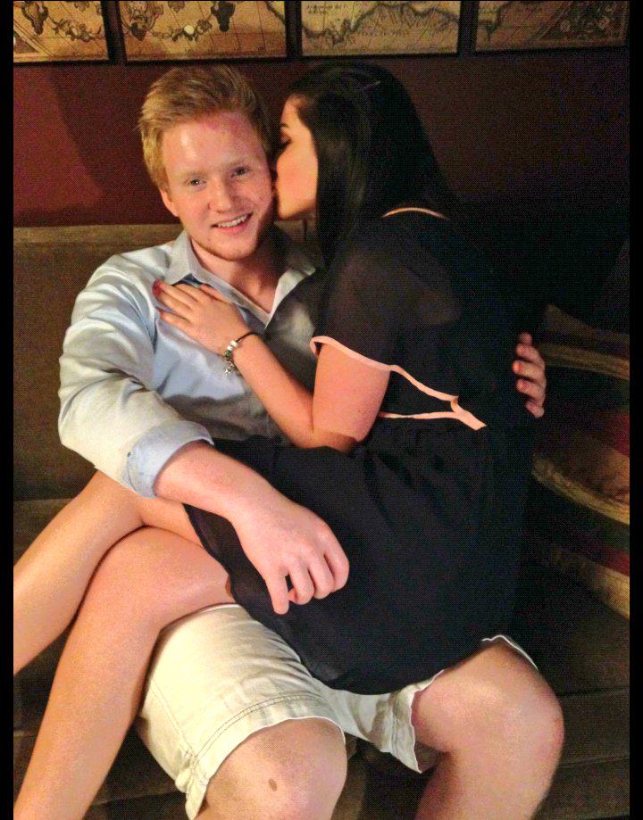 AlyssaFrickson's tweet photo. Can't believe its already been two years with this guy! I loved celebrating tonight! 😘 @redheadramsey http://t.co/4KKzwdqOpC