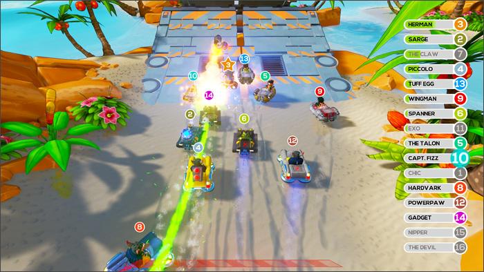 pcgamer's tweet image. Space Dust Racers is a couch combat racer inspired by Micro Machines pcgamer.com/space-dust-rac…