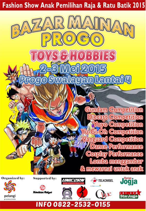 twityogya's tweet photo. Bazar Mainan Progo 2-3 Mei 2015.. http://t.co/mMj1PIqsv6