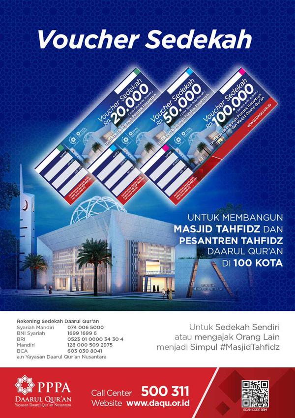 Daarul_Quran's tweet photo. Donasi #WakafMasjid dan #100Pesantren anda bisa disalurkan melalui rekening dibawah ini : #HARSENA2015 http://t.co/QhlKoqhyUC