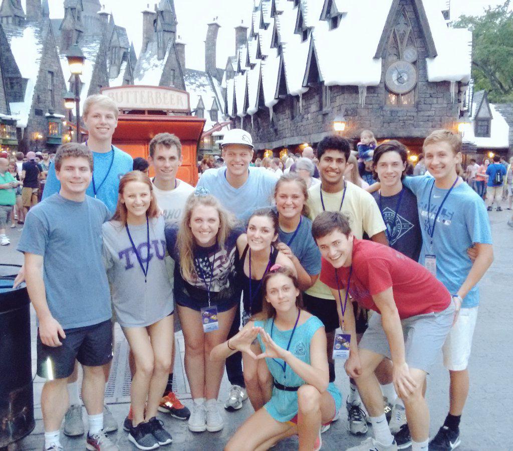 We had a blast at Universal Studios during our DECA night out!!! #DECAICDC #Orlando2015