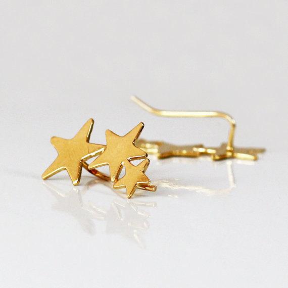 SexualFirst's tweet image. Star ear cuff , 18K gold plated , Rhodium plated , Nickel free jewely , graduation gift
etsy.com/listing/231395…