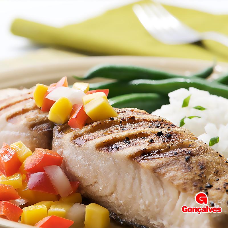 Leve e saboroso, peixe é o melhor amigo da sua saúde. Não pode faltar né? 🐟🐠#NoGoncalvesTem