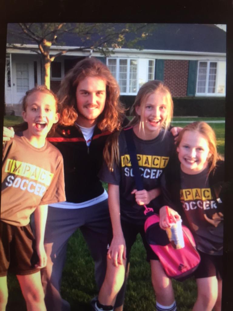 @TomHackett33 Thanks for being so kind to my daughter &amp; friends. Sorry they interrupted your walk. Made their night!