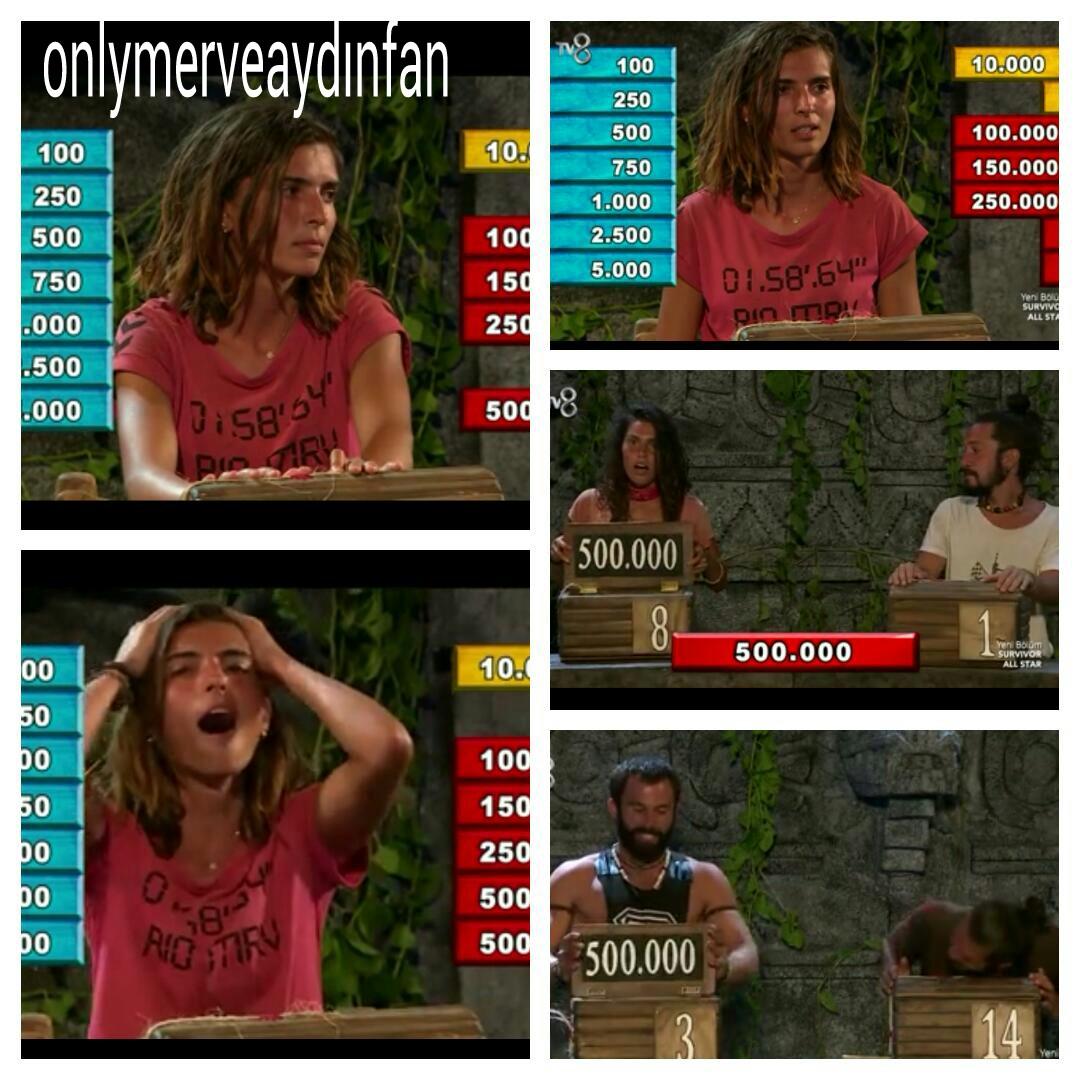 #SurvivorAllStar @MerveAydin90 #VarMısınYokMusun 500.000 açanlar ☺