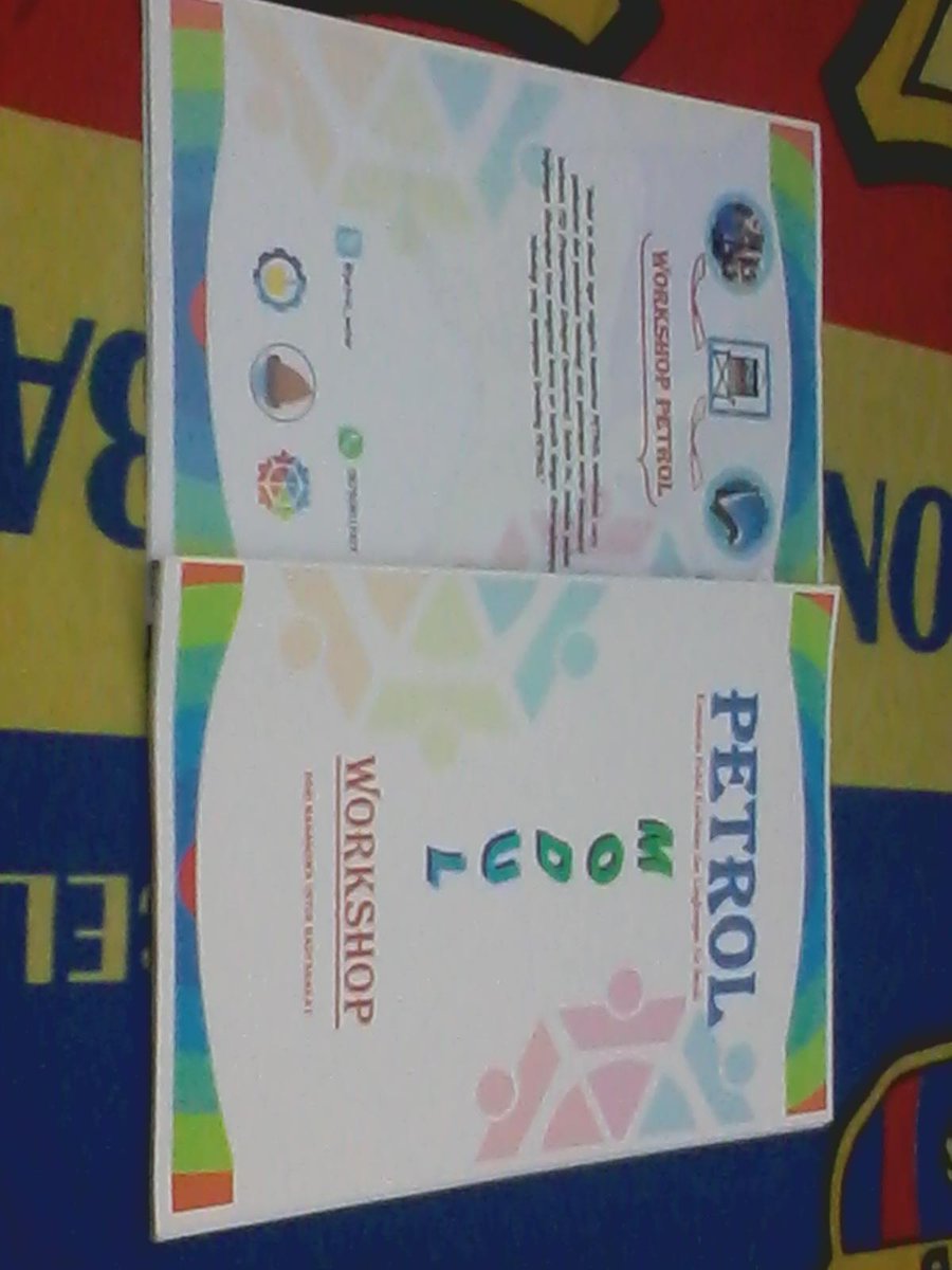 Yu sobat petrol..
Besok ada acara workshop teknologi water treatment lohh di keputih... ikutan yuk..
Ada modulnya nie