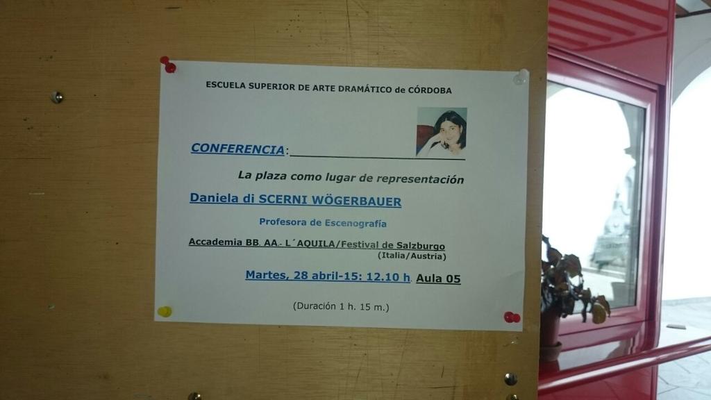 Prensa_ESADCor's tweet photo. Hoy a las 12.10h conferencia "La plaza como lugar de representación" Daniela di Scerni http://t.co/pwGdoKtzpZ