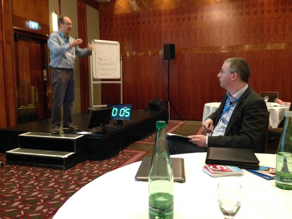 bryanbarrow's tweet image. Attending Francois Bachmann&apos;s talk on creating high performance for team collaboration at #pzc2015