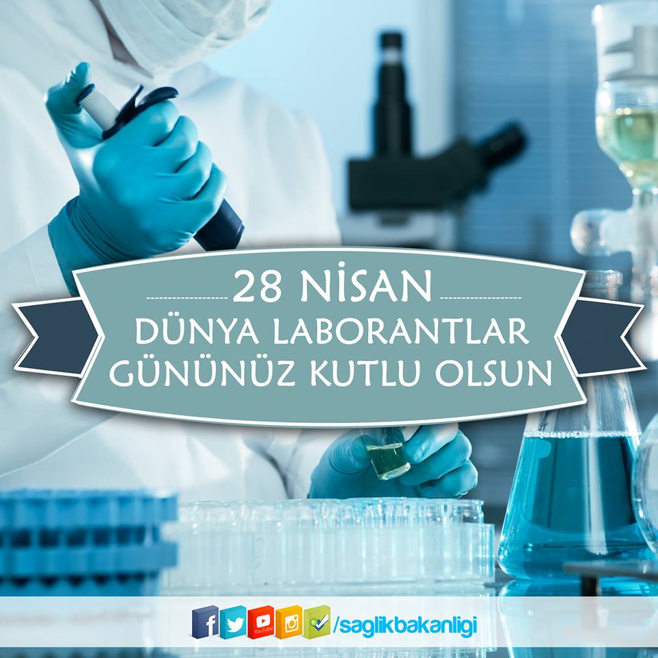 saglikbakanligi's tweet photo. 28 Nisan Dünya Laborantlar Günü Kutlu olsun. http://t.co/2z4YYSBAdg