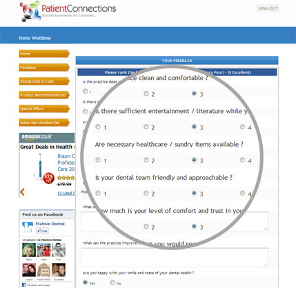 WelltimeLtdUK's tweet photo. With #PatientConnections feedback system, you can customise the questionnaire according to your business requirements http://t.co/h2SummhP8P