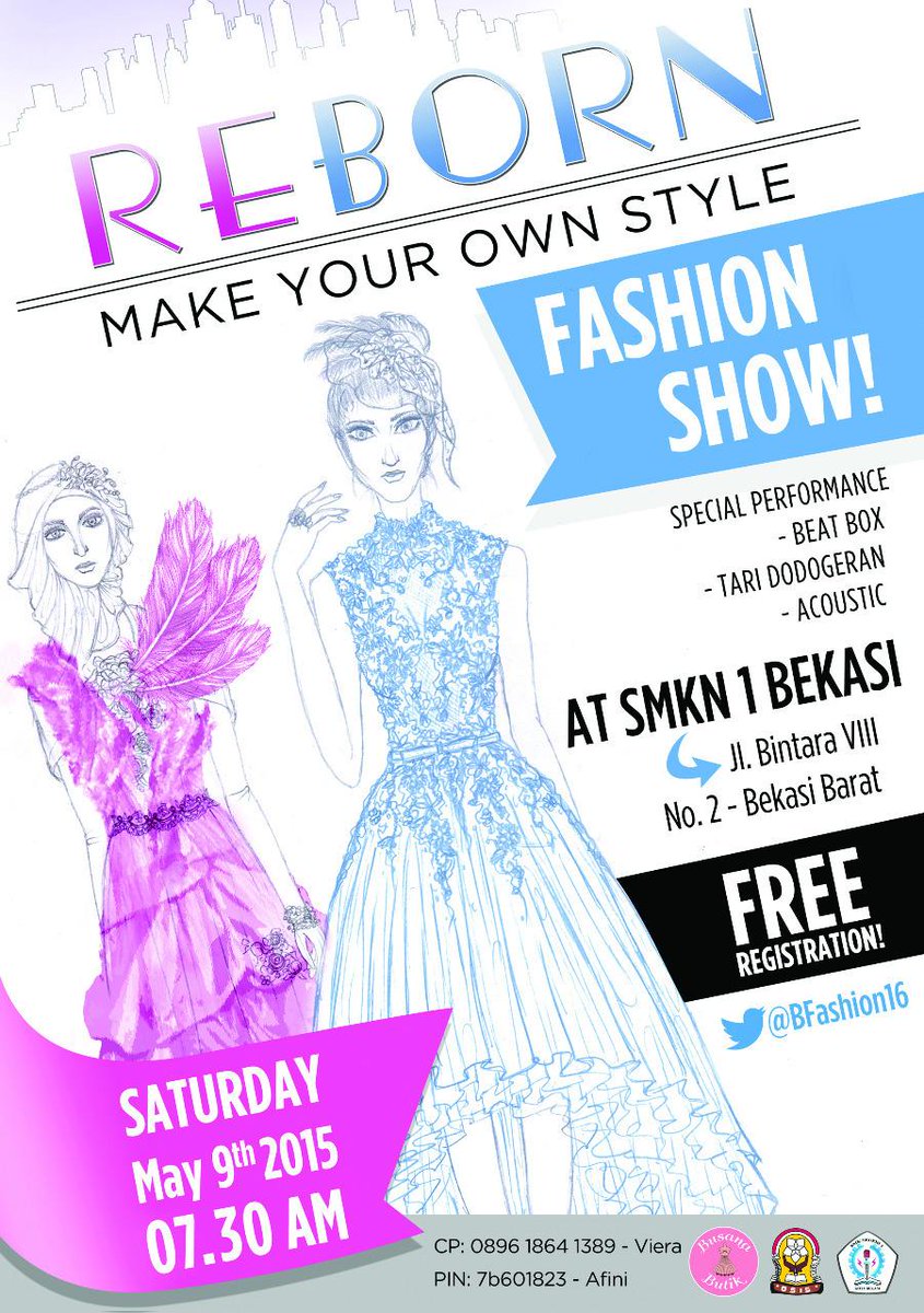 OSIS_smkn1bks's tweet photo. Pagelaran Busana Butik Angkatan 16 #Reborn @BFashion16 http://t.co/9lJrgCCdSQ