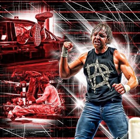 _ThePhenomenal's tweet photo. THE LUNATIC FIRING!! 
#DeanAmbrose #WWEGraphics http://t.co/m5laS4pvx1