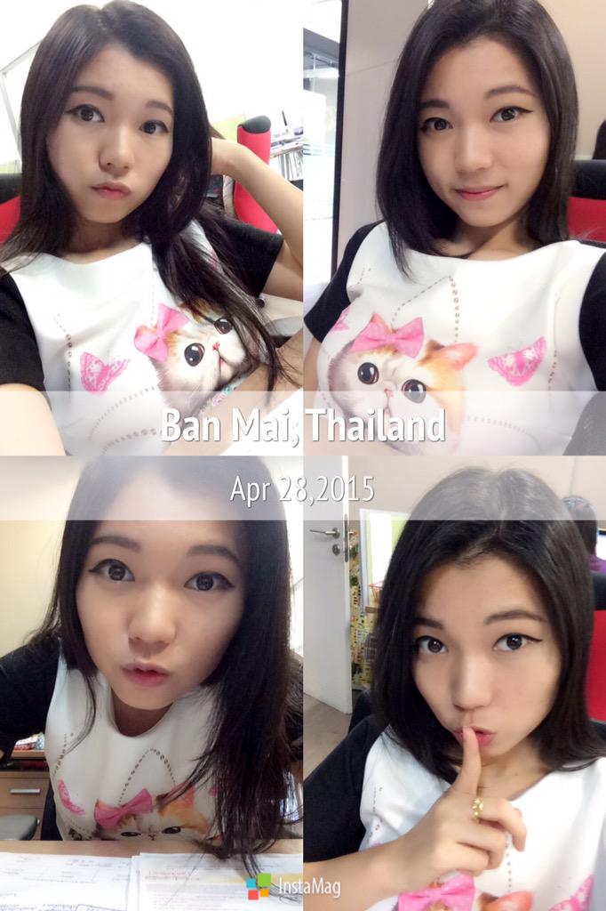 tew_001's tweet photo. ช้านว่าง ชั้นนั่งแต่งรูปเล่น ช้านเบื่อ 😝😜 http://t.co/8K2PKs1AbH