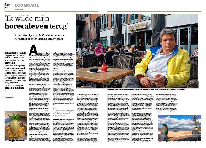 'Ondernemen met een hersentumor' Indrukwekkend verhaal over Albert Hotzky in #ecokatern <a href="/babbelbarneveld/">Babbel Barneveld</a> <a href="/oelie39/">albert hotzky</a>