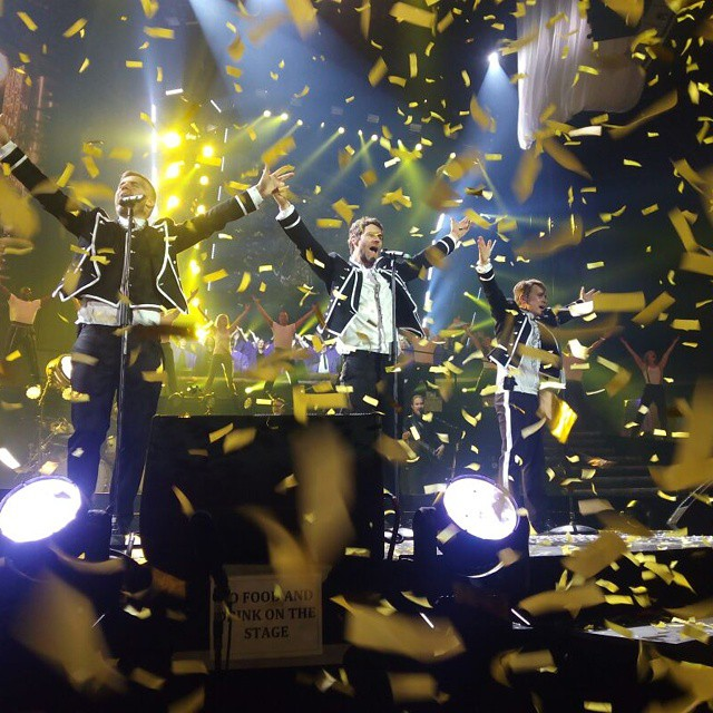 takethat's tweet photo. Happy birthday @HowardDonald! http://t.co/qfDGRo0xuf