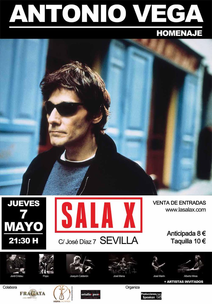 Buenos dias a tod@s, os recordamos la gran noche que se acerca. El próximo Jueves dia 7 de Mayo a partir de las 21:30