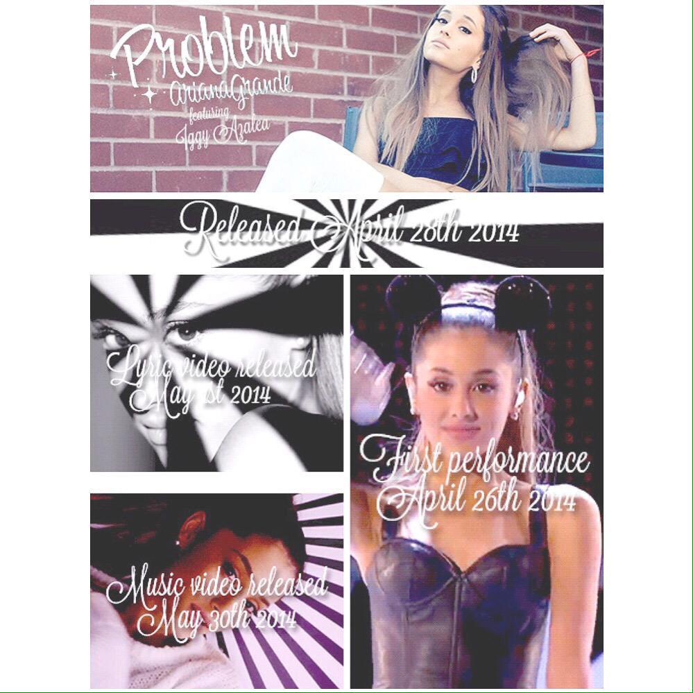 grandesalarm's tweet image. This song, changed everything. I'm so proud of her #1YearOfProblem
