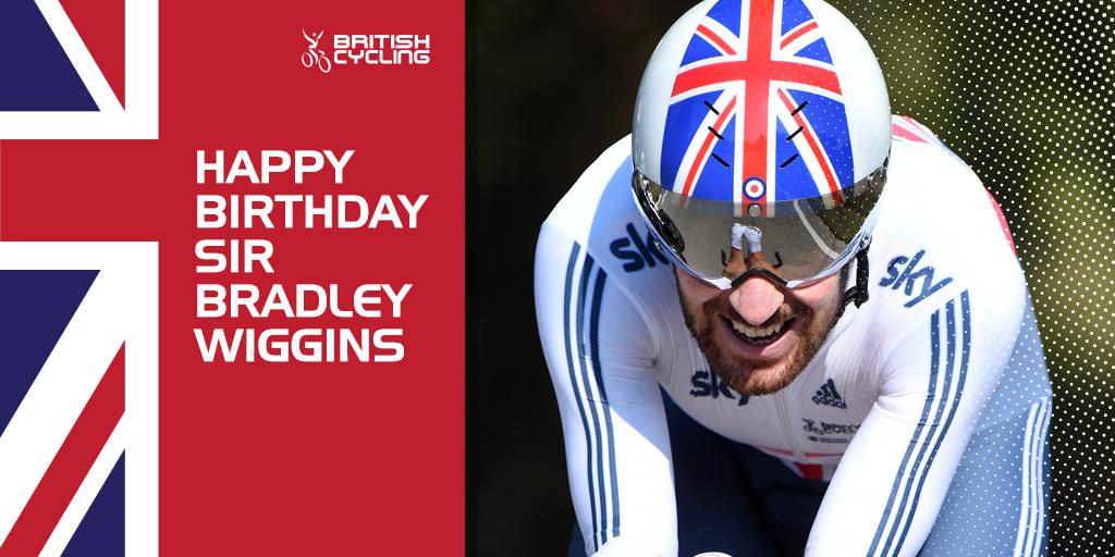 Happy birthday Sir Bradley Wiggins - it\s great to have you back in the building! 