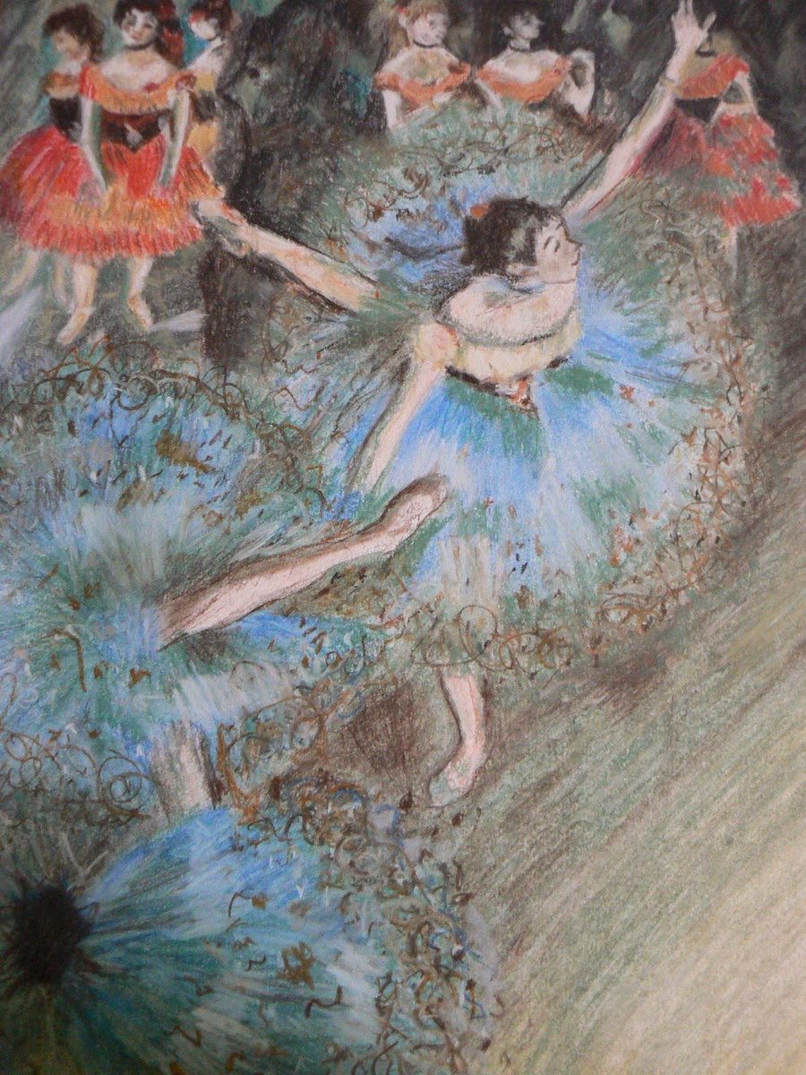 Convertir Cantidad de Hacia abajo El efecto Stendhal on Twitter: "´Bailarina basculando (Bailarina verde)',  de #Degas @museothyssen Aquí mi interpretación ;) http://t.co/sj8sjOjmuU  http://t.co/ekEC19T80U" / Twitter