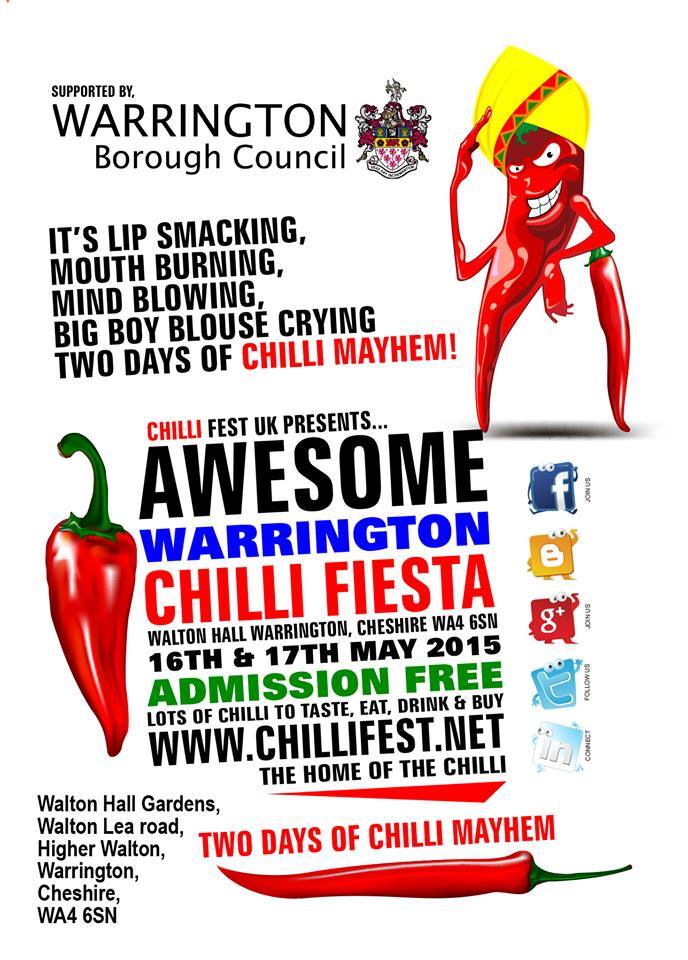 chilli_festival's tweet photo. Preps for this week's event, but no excuse for anyone to stop spreading the wrd about #warrington chilli fest RT http://t.co/cpqp0gCKv2