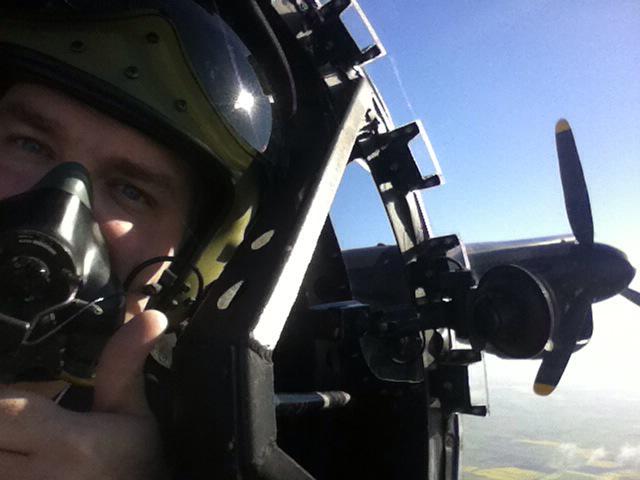 Dawn patrol sortie this morning, (before the wind got up). Asymmetric handling. Well done Seb.