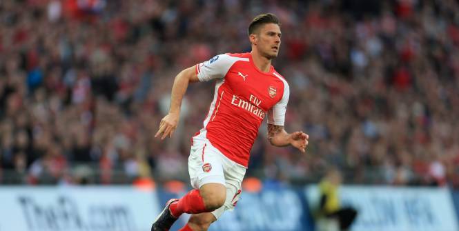 lequipe's tweet image. Pour Olivier Giroud, Arsenal sera un prétendant au titre la saison prochaine lequi.pe/1DG9Loh