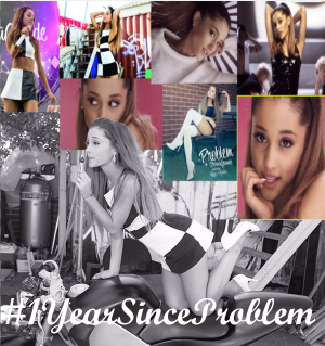 Arianatorsevah's tweet image. #1YearSinceProblem #1YearOfProblem new edit for my bby @ArianaGrande so proud &amp;lt;3