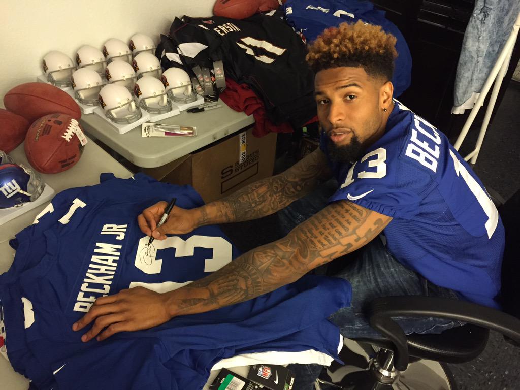 EAMaddenNFL's tweet photo. Retweet within the next 13 minutes and @OBJ_3 might sign you a personalized jersey! http://t.co/SRuRGOJ2Lf