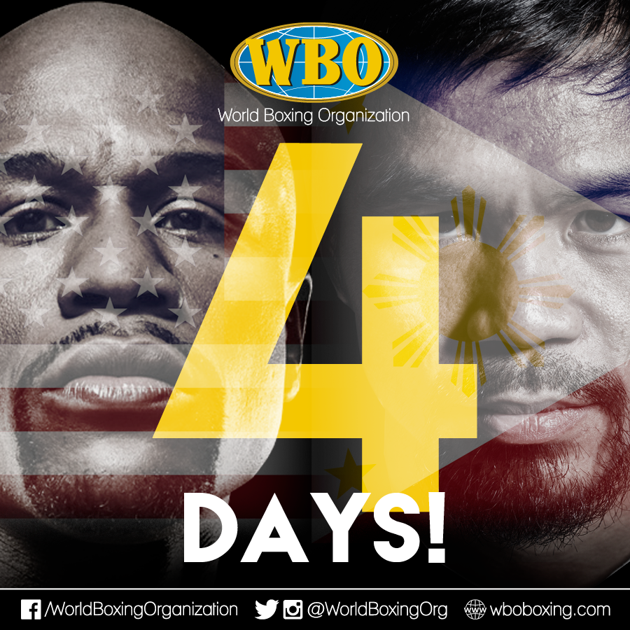 4 days to go, JUST 4 days! #MayPac #WBO