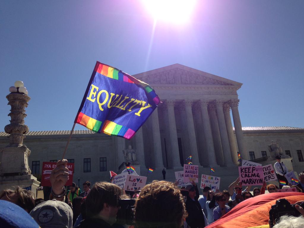 historic #SCOTUSmarriage rally is getting bigger and bigger