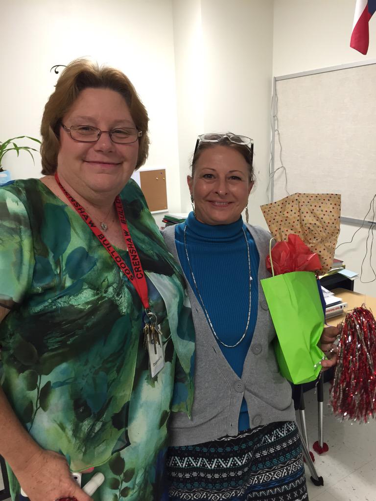 mrsjuliaramirez's tweet photo. Congrats Ms. Parsons from Crenshaw Elementary!! Final winner for the Twitter Challenge. @GISDGameOn #gisdgameon http://t.co/sSeIqEwxJE