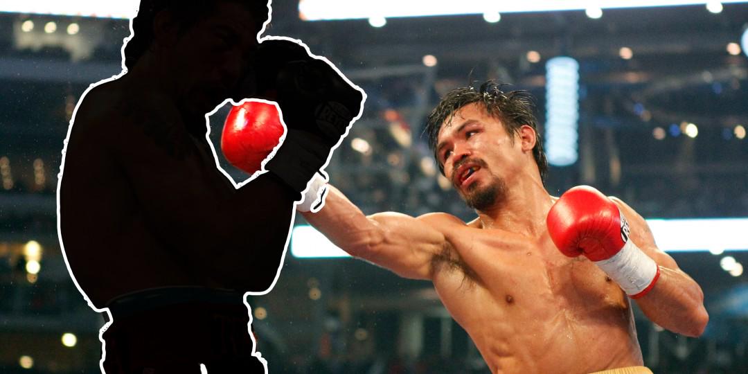 AskMen's tweet photo. Quiz: Can you guess which boxer @MannyPacquiao is beating the crap out of? #mayweatherpacquiao http://t.co/pKvYlRmVdG http://t.co/8DtmAeE5M9