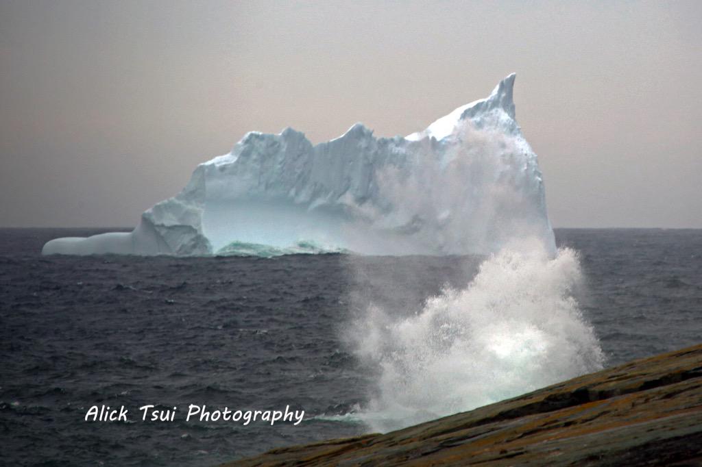 positively4ever's tweet photo. Another #iceberg & wave pic off before the RDF #FlatRocktrail @IcebergTweets @StJohnsTelegram @ctccct @CTVCanadaAM http://t.co/OWYaASxt4x