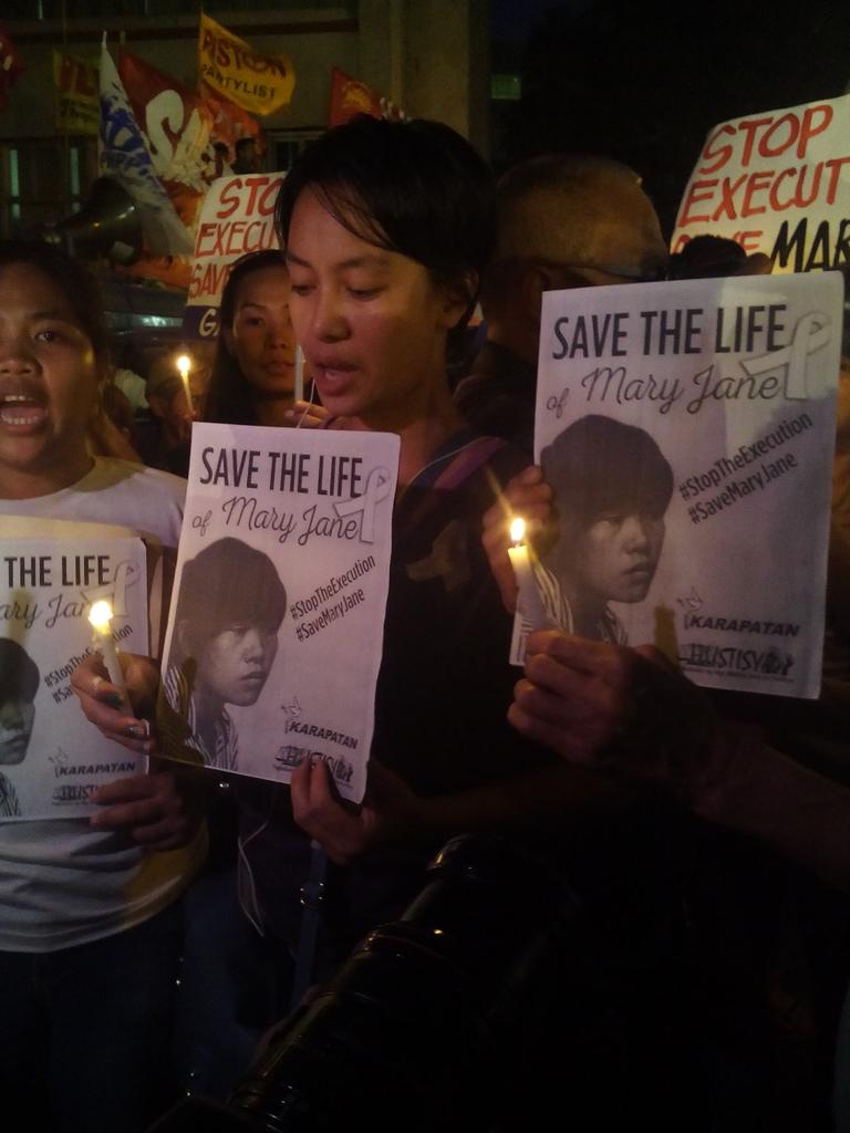 People united #SaveMaryJaneVeloso