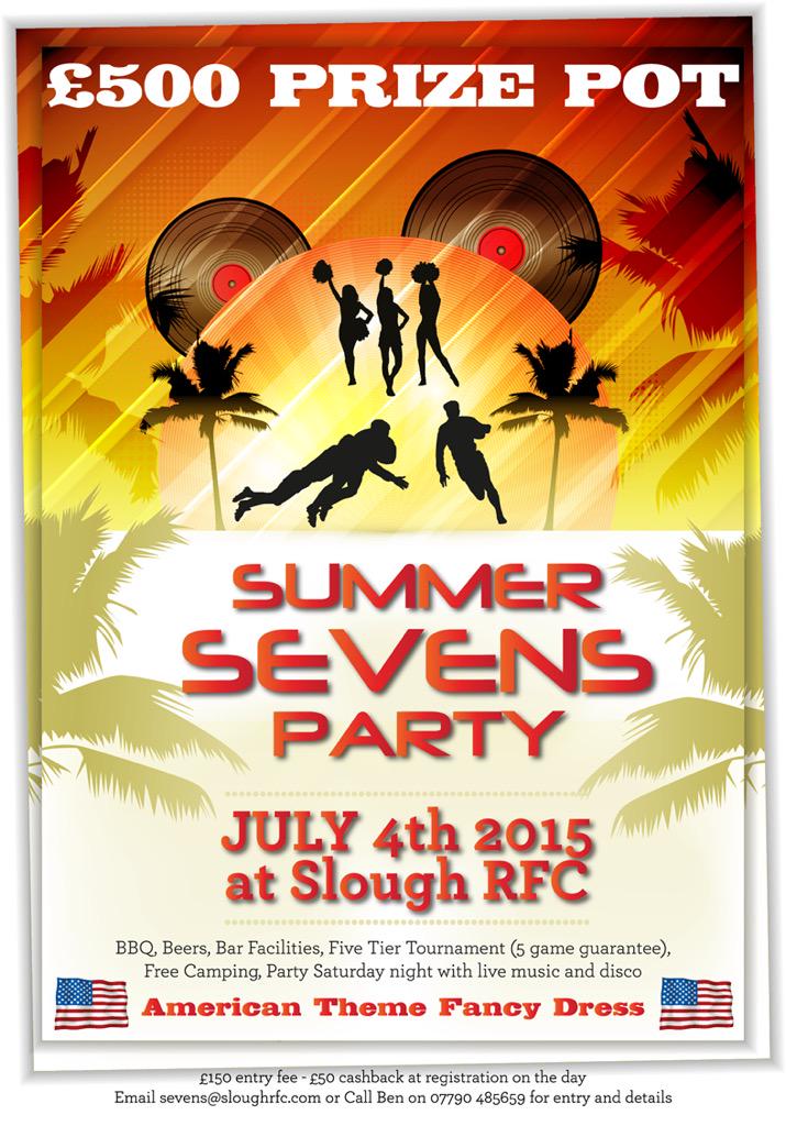 O2touch_slough's tweet image. Slough 7s July 4th, only sevens this year but please spread the word. @Sloughrfc