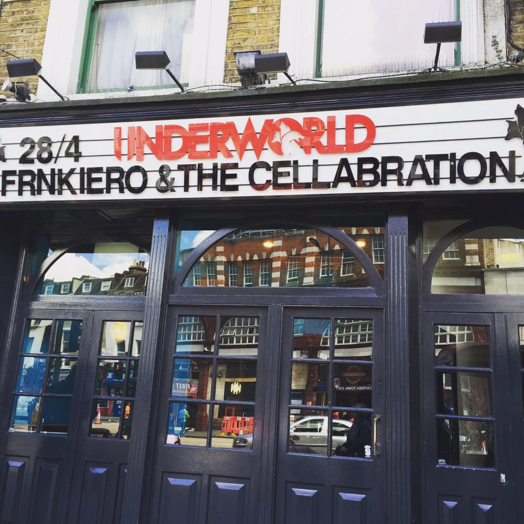 Yes! #frnkieroandthecellabration @frankiero so excited for tonight @TheUnderworld #camdenunderworld #CamdenTown 😁😍😘